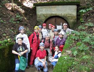 Violet City Entrance, Mammoth Cave, com o grupo @ Pilar Vicente - SPE, 2009