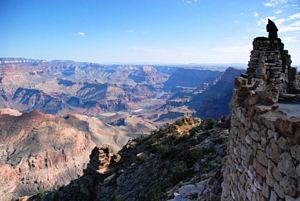 O Grand Canyon perto de Desert View com Watch Towe @JACrispim - CeGUL- SPE, 2009