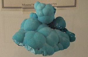 Auricalcite, carbonato de cobre e zinco, distrito de Socorro, Museu Mineralógico do Novo México @JACrispim-SPE-CeGUL-2009