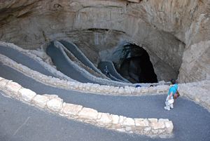 Entrada natural da Carlsbad Caverns @JACrispim-CeGUL-SPE 2009
