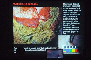 Apresentação sobre a mineralogia de uma gruta de Maiorca @JACrispim-CeGUL-SPE, 2009
