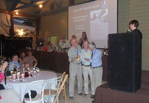Entrega de prémio a D. Ford e P. Williams @JACrispim-CeGUL-SPE, 2009