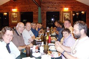 Jantar em Mammoth Springs @ Pilar Vicente-SPE, 2009