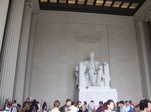 Estátua de Lincoln, Washington DC Pilar Vicente-SPE, 2009
