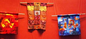 Obras artísticas actuais em tecido, Museu Nacional do Índio Americano, em Washington DC @ Pilar Vicente - SPE, 2009