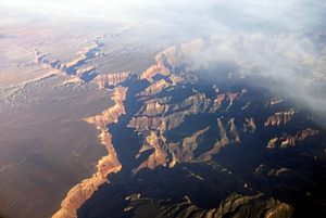 Vista aérea do Grand Canyon @JACrispim - CeGUL- SPE, 2009
